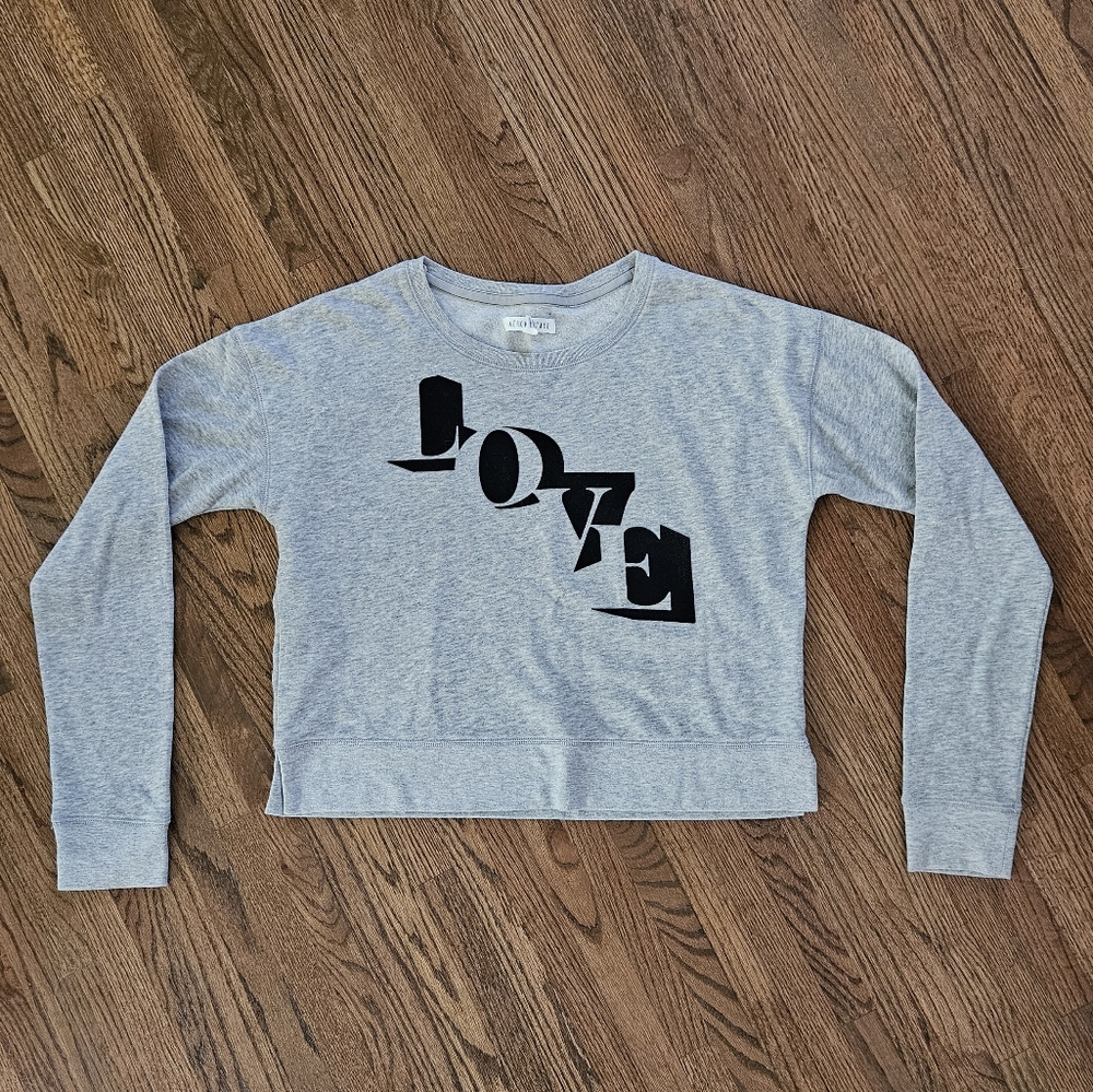 Aeropostale cropped crew neck sweatshirt